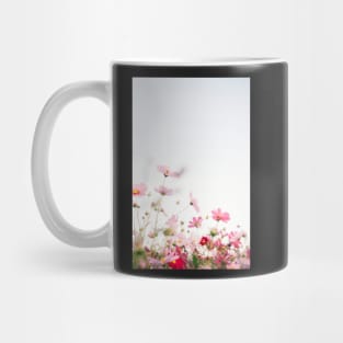 Pink Cosmos Flowers - Wildflowers Garden Mug